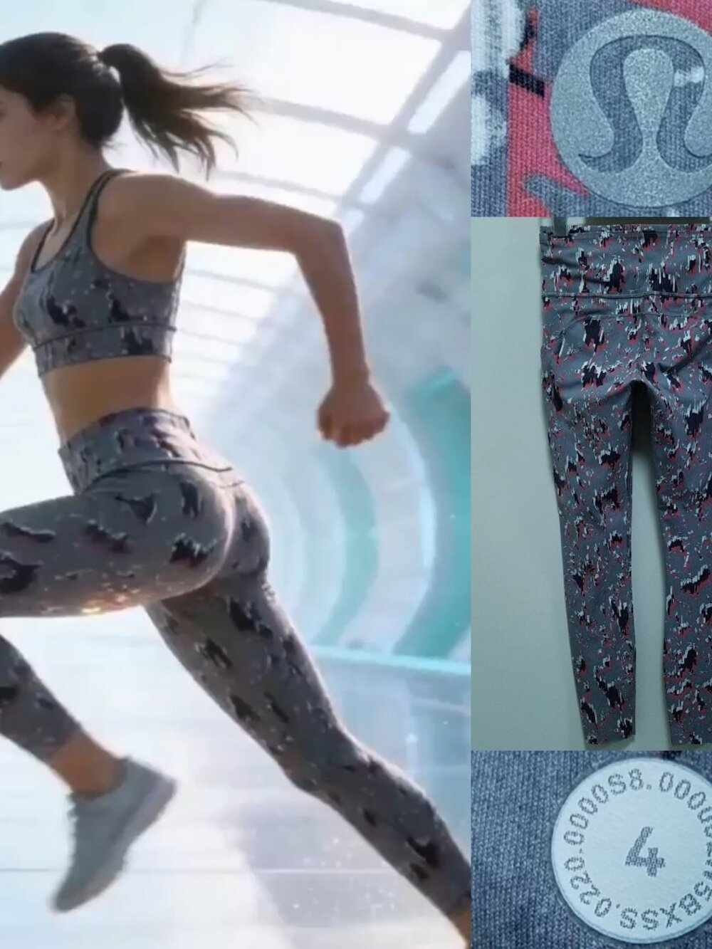 Lululemon Fast Free Tight 4 XS High Rise Floral Flux Multi Leggings Women's